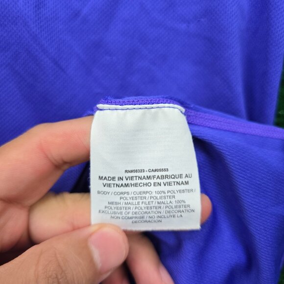 Nike Tank Top Womens Small Blue Sleeveless Dri-Fit Racerback Mesh Gym Yoga - Picture 9 of 11